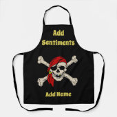 海賊版デザインの編集と追加文字、エプロン エプロン (正面)