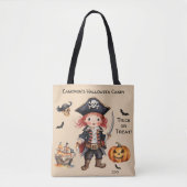 海賊版ハロウィーントリックまたはキャンディの治療 トートバッグ (正面)