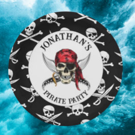 海賊版パーティー紙プレート ペーパープレート