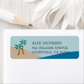 海賊版ビーチ差出人住所 ラベル (インサイチュ)