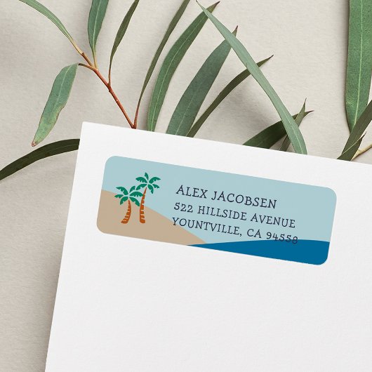 海賊版ビーチ差出人住所 ラベル