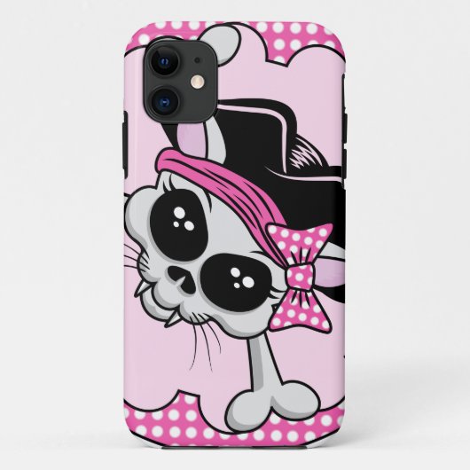 海賊版プリンセス子猫スカル Case-Mate iPhoneケース (裏面)