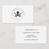 海賊版ロゴ名刺 名刺 (正面/裏面)