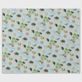 海賊版子供の誕生日パーティー ラッピングペーパー (フラット)