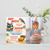 海賊版誕生日招待状と写真 招待状 (スタンド正面)