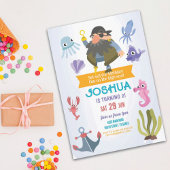 海賊版誕生日招待状パーティーおもしろい海 招待状