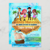 海賊版誕生日招待状 招待状 (正面/裏面)