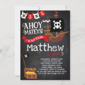 海賊版誕生日招待状 招待状 (正面)