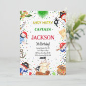 海賊版誕生日招待状 招待状 (スタンド正面)