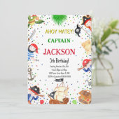 海賊版誕生日招待状 招待状 (スタンド正面)