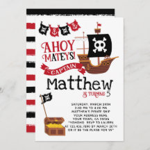 海賊版誕生日招待状