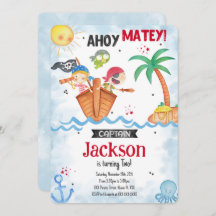 海賊版誕生日招待状