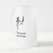 海賊版97%無料 フロストグラスビールジョッキ (正面左)