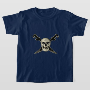 海賊版(スカル) – キッズベーシックTシャツ Tシャツ