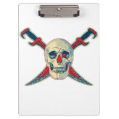 海賊版(スカル) – クリップボード (正面)