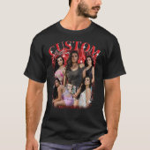 海賊版 I Love My Hot Girlfriend ハート GF 1BK1 Tシャツ (正面)