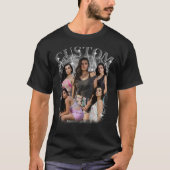 海賊版 I Love My Hot Girlfriend ハート GF 1BK2 Tシャツ (正面)