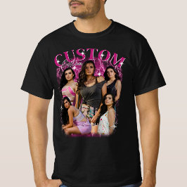 海賊版 I Love My Hot Girlfriend ハート GF 1BK3 Tシャツ
