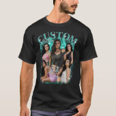 海賊版 I Love My Hot Girlfriend ハート GF 1BK8 Tシャツ (正面)