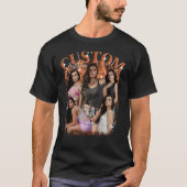 海賊版 I Love My Hot Girlfriend ハート GF 1BK9 Tシャツ (正面)