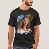海賊版 I Love My Hot Girlfriend ハート GF 3BK1 Tシャツ (正面)
