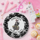 海賊版SkELETON紙プレート ペーパープレート (パーティー)