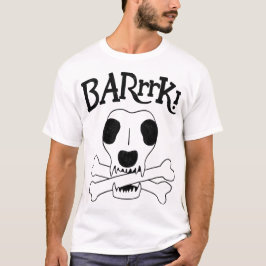 海賊犬の骨格解剖図 Tシャツ