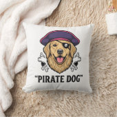 海賊犬ビンテージ彫刻Tシャツデザイン1 クッション (ブランケット)