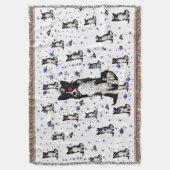 海賊犬 スローブランケット (正面縦)