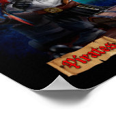 海賊猫とオウム ポスター (角)