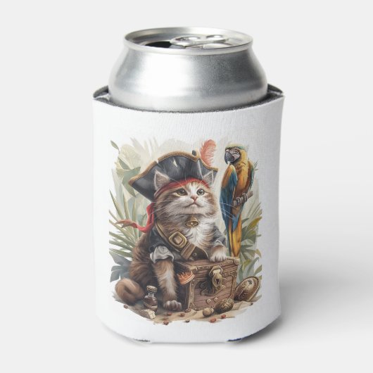 海賊猫の宝物 缶クーラー (缶正面)