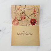 海賊猫・アンティーク海賊の宝石図 カード (内部)