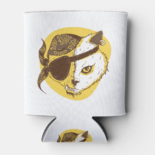 海賊猫 缶クーラー (正面)