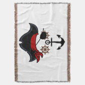 海賊生活 スローブランケット (正面縦)