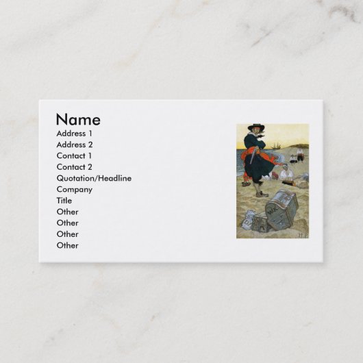 海賊用名刺 名刺 (正面)