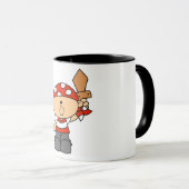 海賊男の子のTシャツおよびギフト マグカップ (正面右)