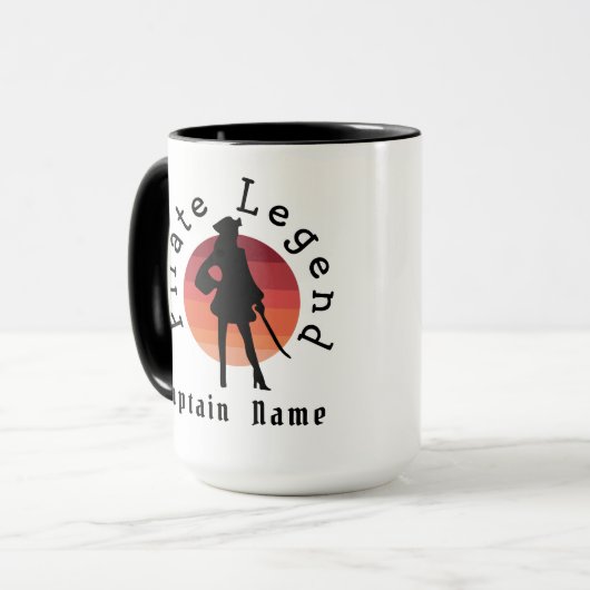 海賊白 マグカップ (正面左)