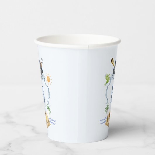 海賊紋章 紙コップ (右)