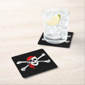 海賊紙コースター スクエアペーパーコースター (インサイチュ)
