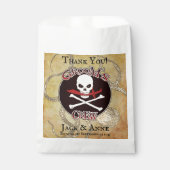 海賊結婚の新郎のクルー「ありがとう」 フェイバーバッグ (正面)