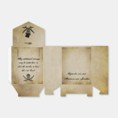 海賊結婚式の引き出物天幕 フェイバーボックス (折り畳みなし)