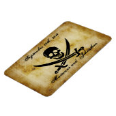 海賊結婚式Save the Date Souvenir Magnet マグネット (左側)