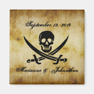 海賊結婚式Save the Date Souvenir Magnet マグネット