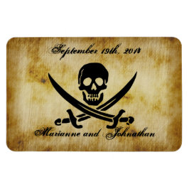 海賊結婚式Save the Date Souvenir Magnet マグネット