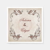 海賊結婚財宝 スタンダードカクテルナプキン (正面)