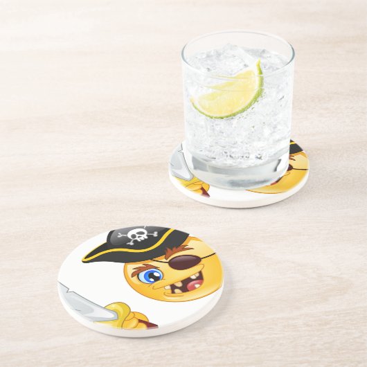 海賊絵文字 コースター (側面)