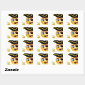 海賊絵文字 スクエアシール (シート)