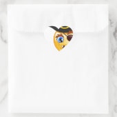 海賊絵文字 ハートシール (バッグ)