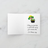 海賊聖パトリックの日 カード (内部)