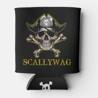 海賊腐肉スカルクロスボーンズScallywag缶 缶クーラー